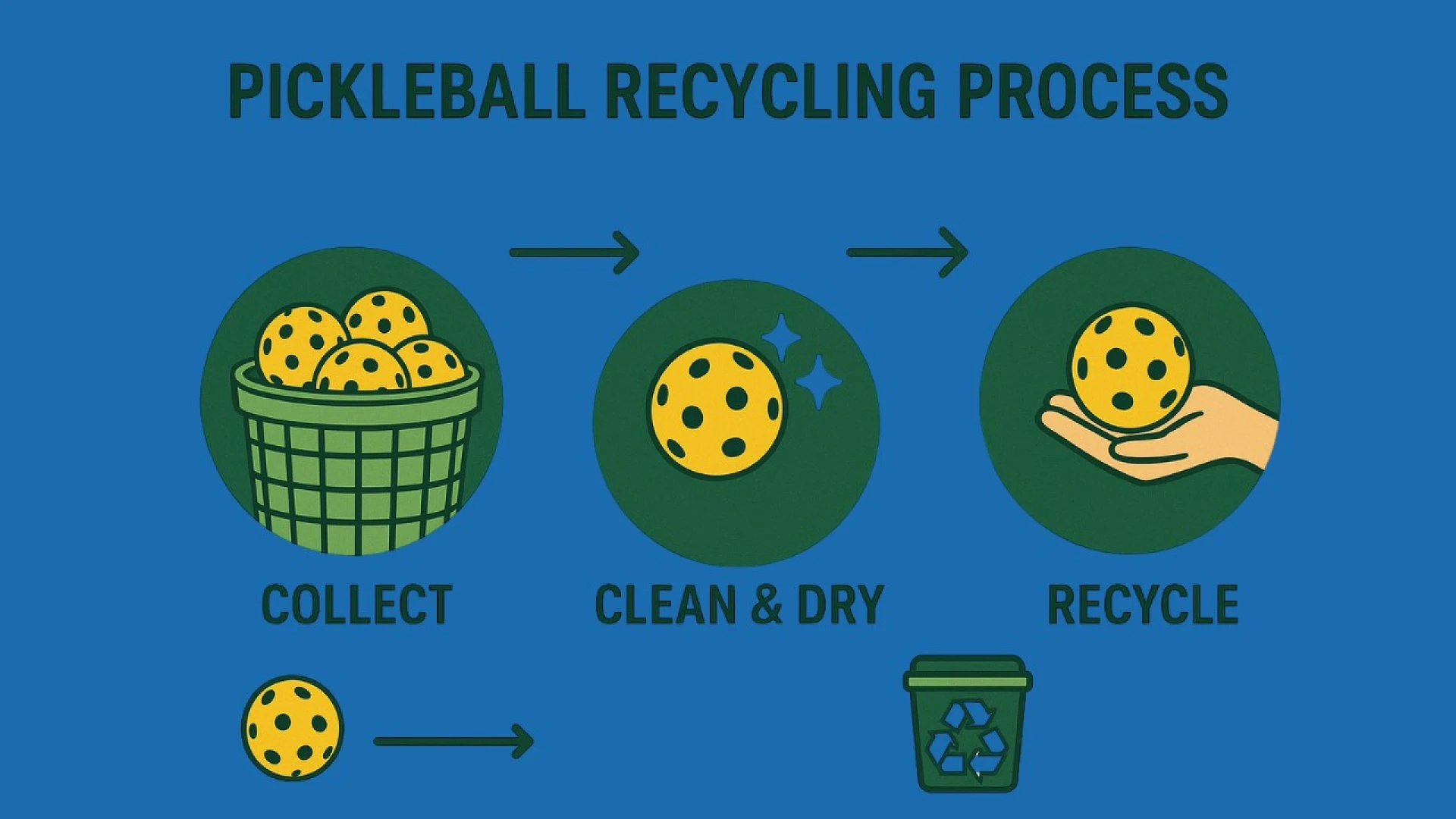 Recycle Pickleballs: A Simple Guide to Recycling, Reuse, and Waste Reduction