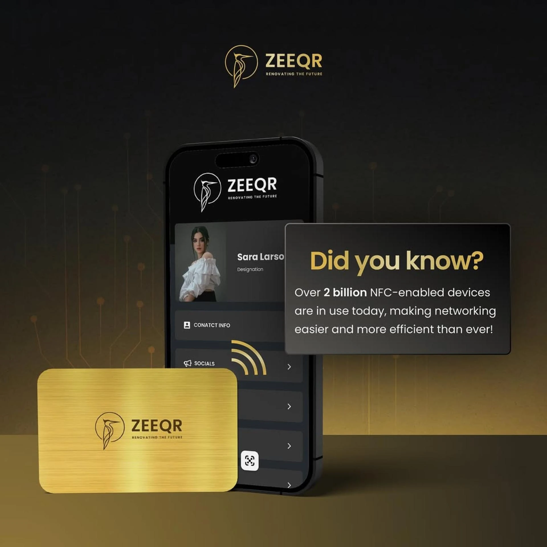 ZEEQR - NFC Business Card