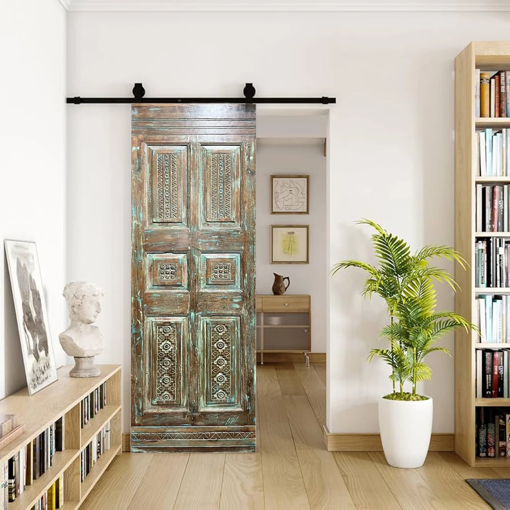 San Francisco Coastal Farmhouse Chic Remodel – Wellness Inspired Carved Wood Doors
