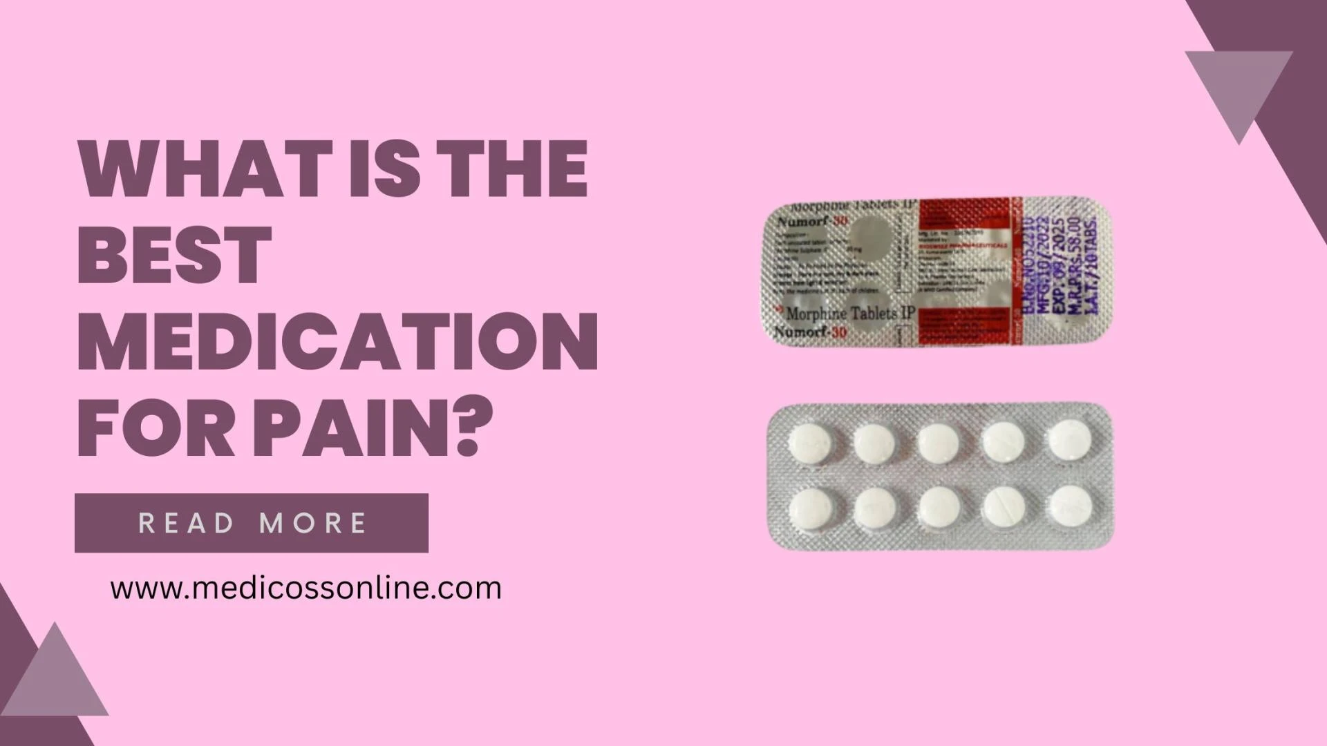 What is the Best Medication for Pain?
