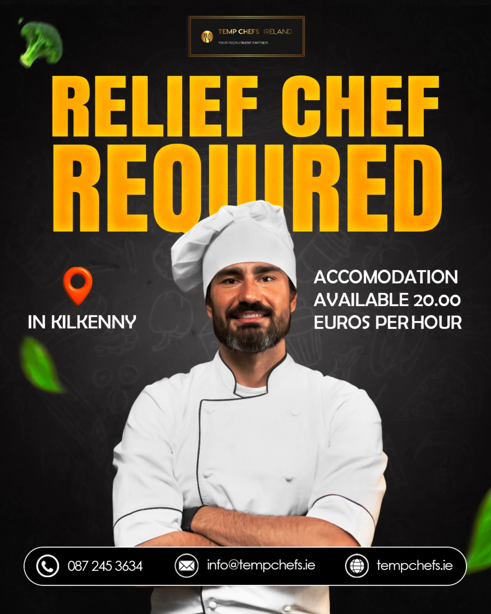 Contract Chefs in Ireland – Flexibility, Opportunity, and Culinary Growth