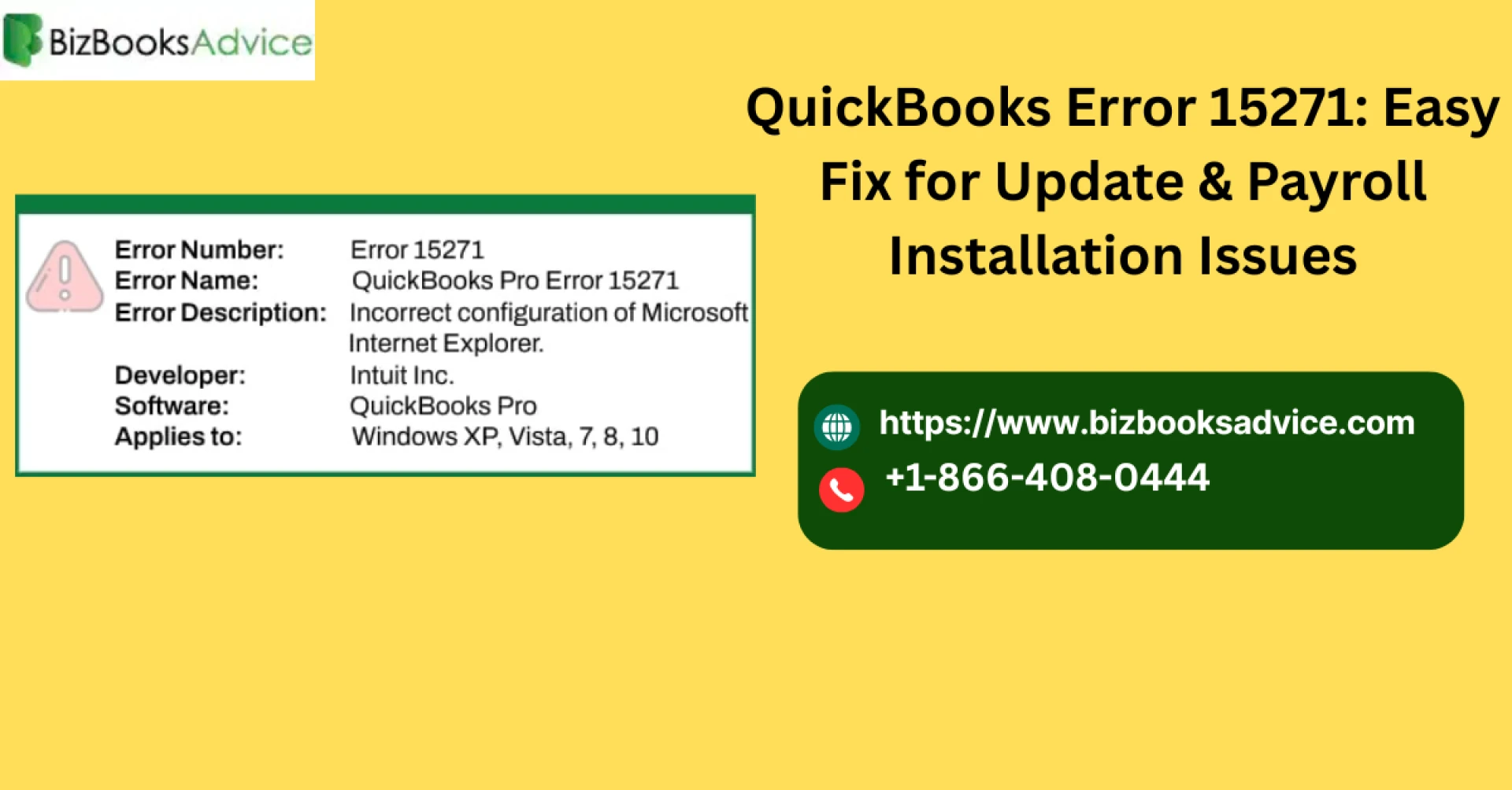 QuickBooks Error 15271: Easy Fix for Update & Payroll Installation Issues