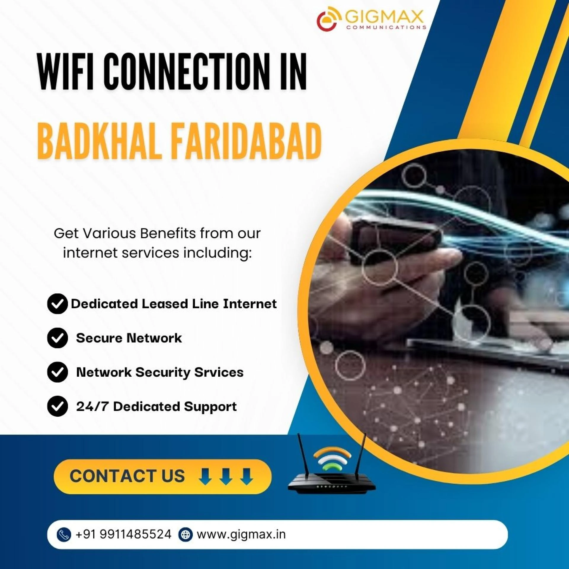 Best WiFi and Fibernet Services in Faridabad – Stay Connected with High-Speed Internet