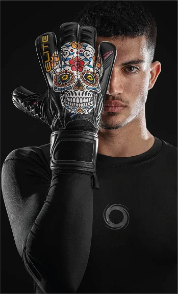 Elite Calavera Gloves – Fearless Goalkeeping with Style