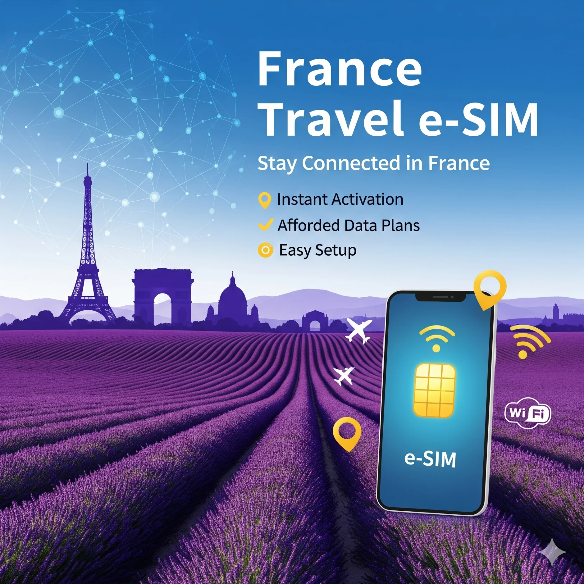 France Travel e-SIM: The Smart Way to Stay Connected Abroad
