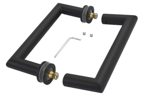 Upgrade Your Bathroom with Mont Hard’s 6-Inch Matte Black Shower Door Handle