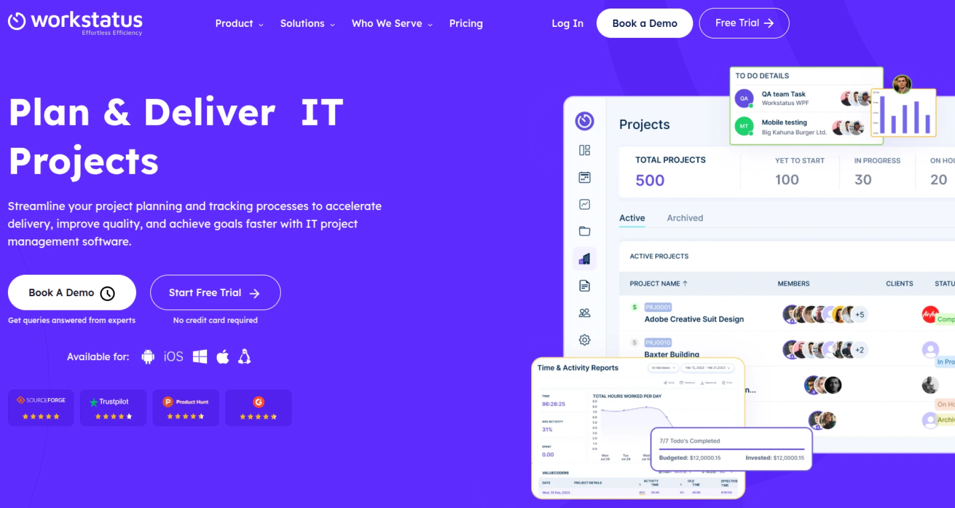 Project Leaders’ Choice 2025: Workstatus IT Project Management Software