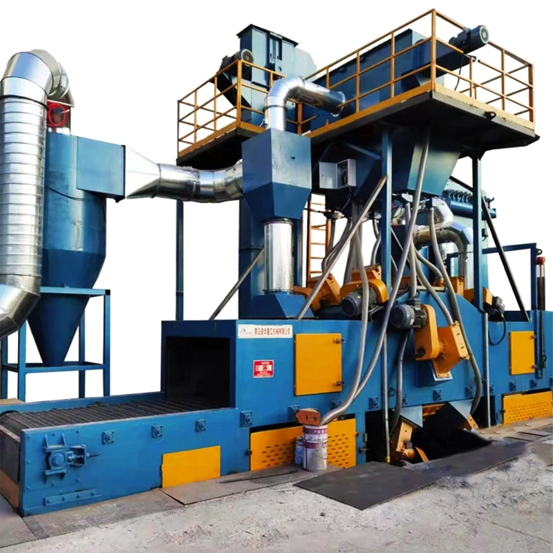 WIRE MESH BELT SHOT BLASTING MACHINE