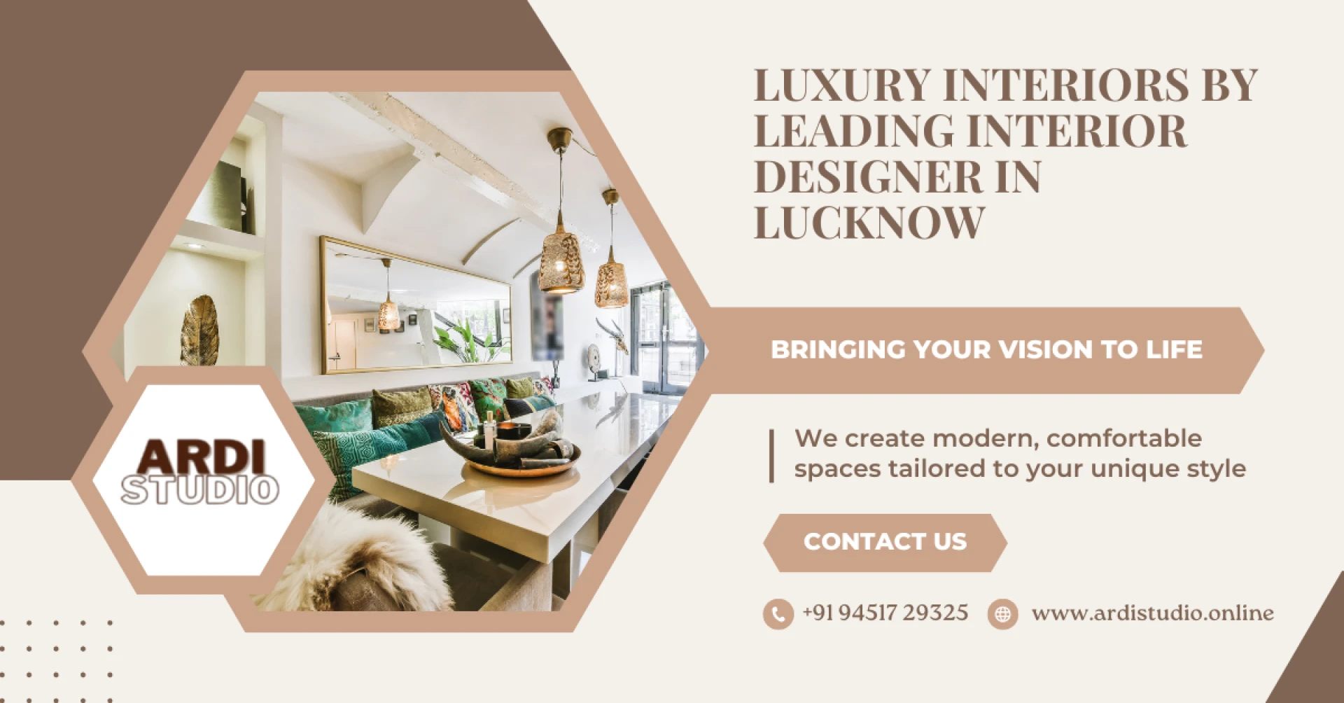Luxury Interiors from Leading Interior Designer in Lucknow
