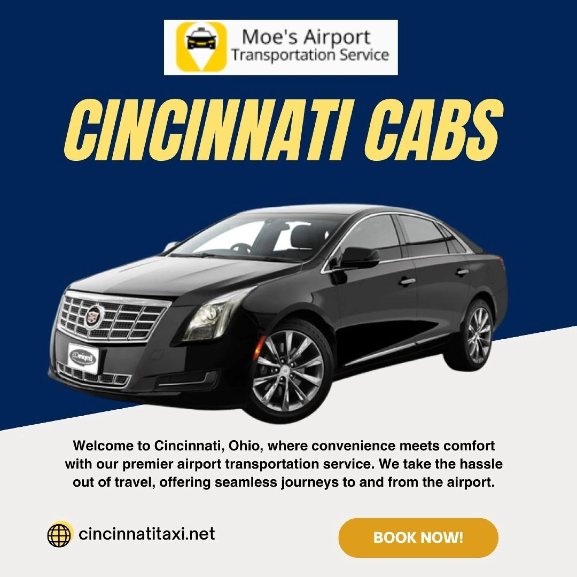 Comfortable Cincinnati Cabs and Airport Transfers for Every Travel Need