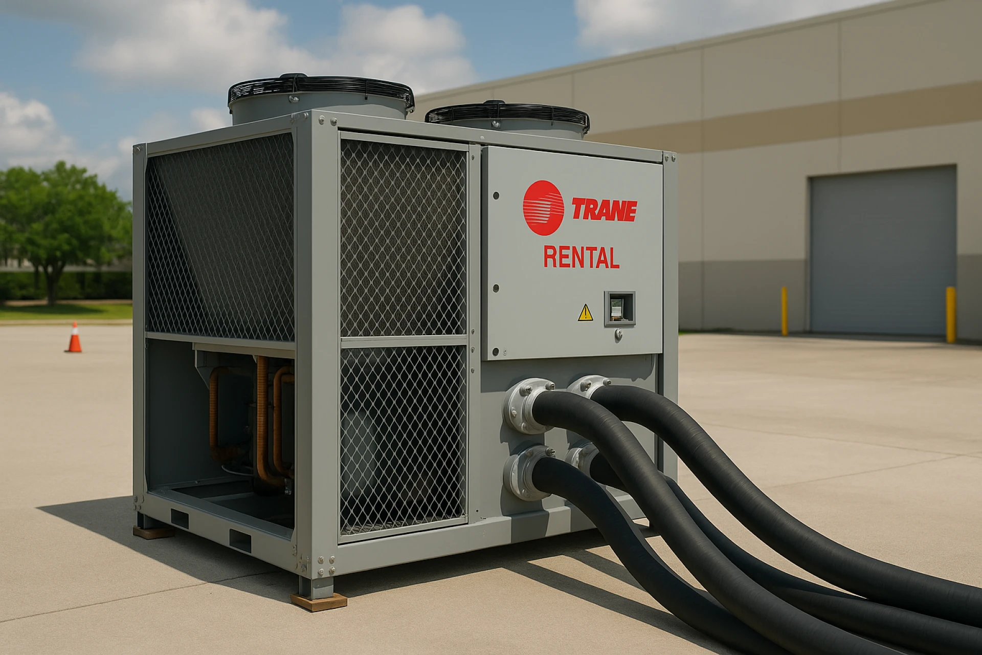 Outdoor Cooling Rental in Abu Dhabi | Trane Rental Services