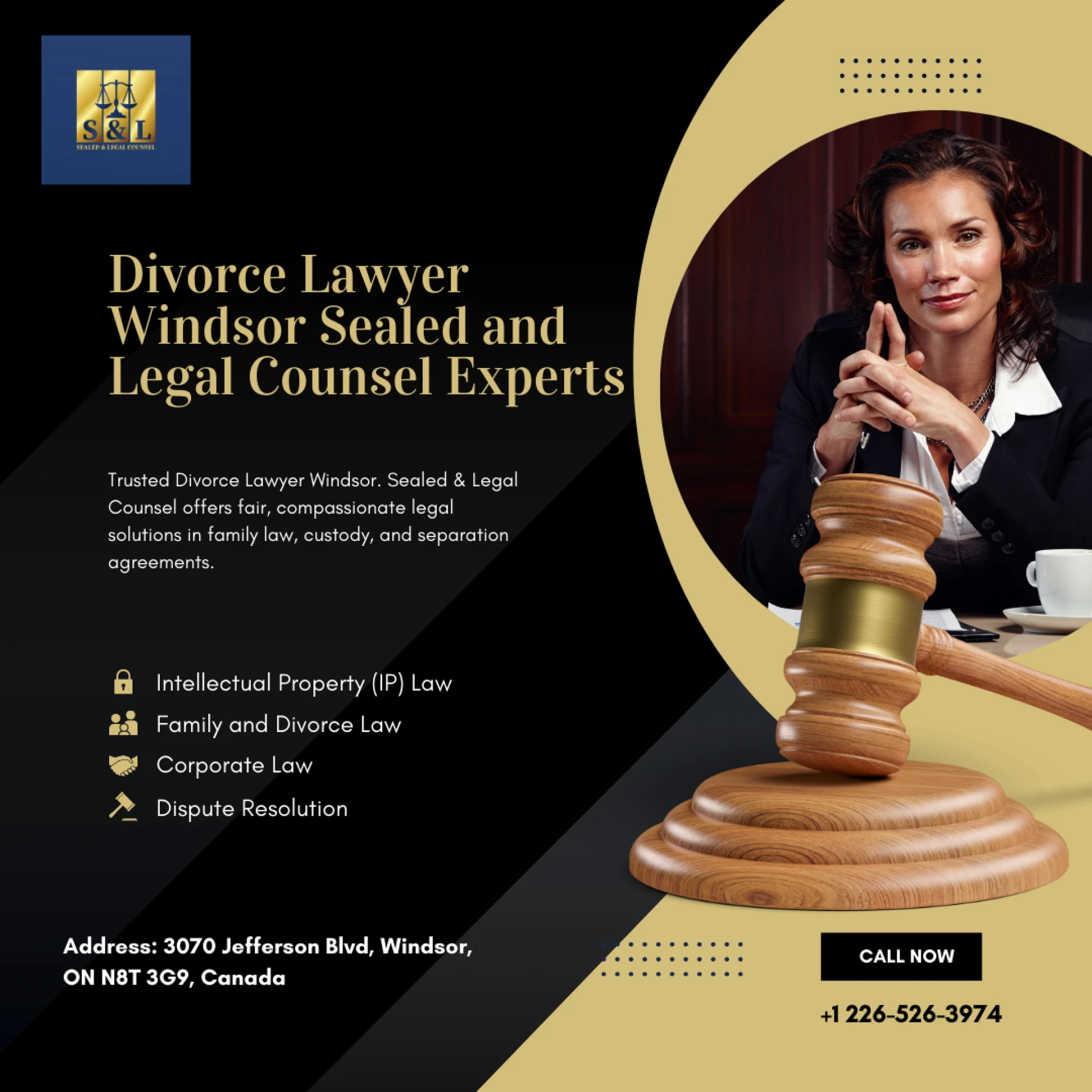 Divorce Lawyer Windsor Sealed and Legal Counsel Experts