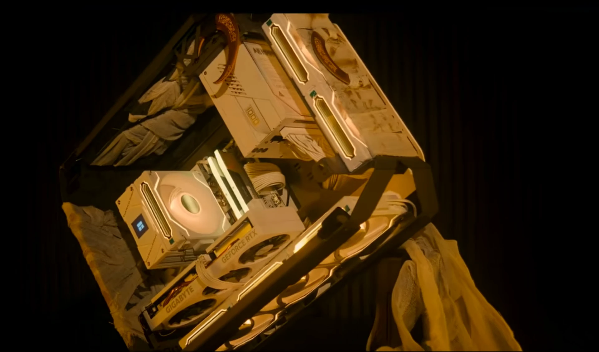 Mission Moon-Knight: An All-White Themed Gaming Rig