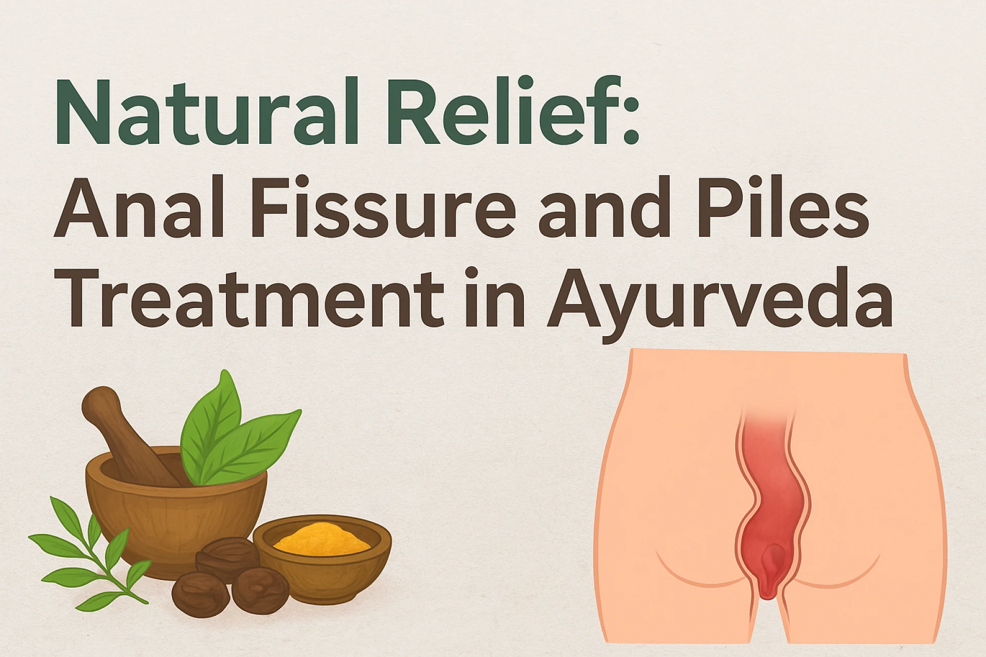 Natural Relief: Anal Fissure and Piles Treatment in Ayurveda