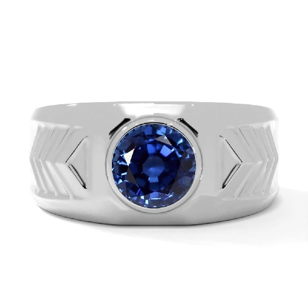 A Sapphire Ring That Turns Resolve Into Eternal Steel