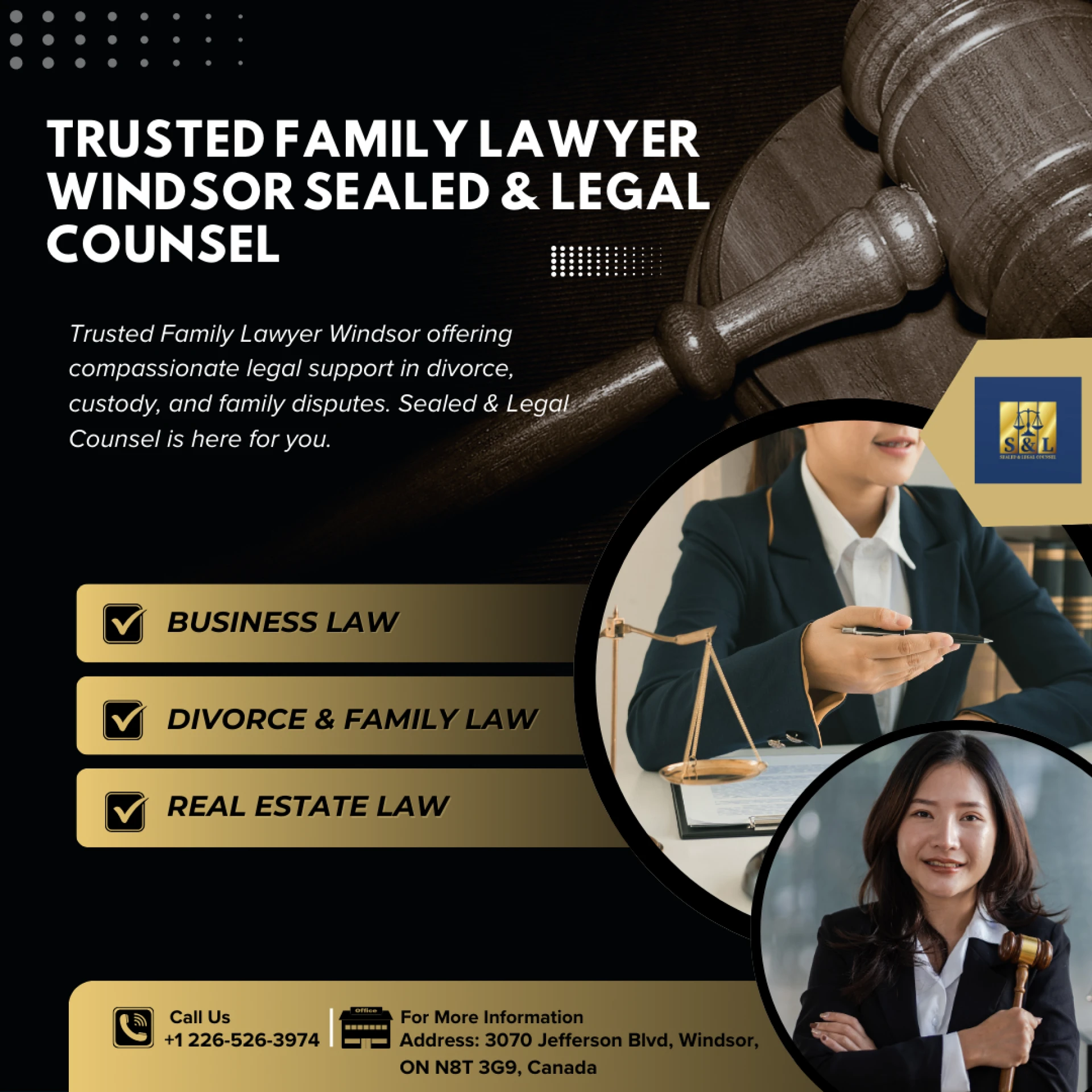 Trusted Family Lawyer Windsor Sealed & Legal Counsel