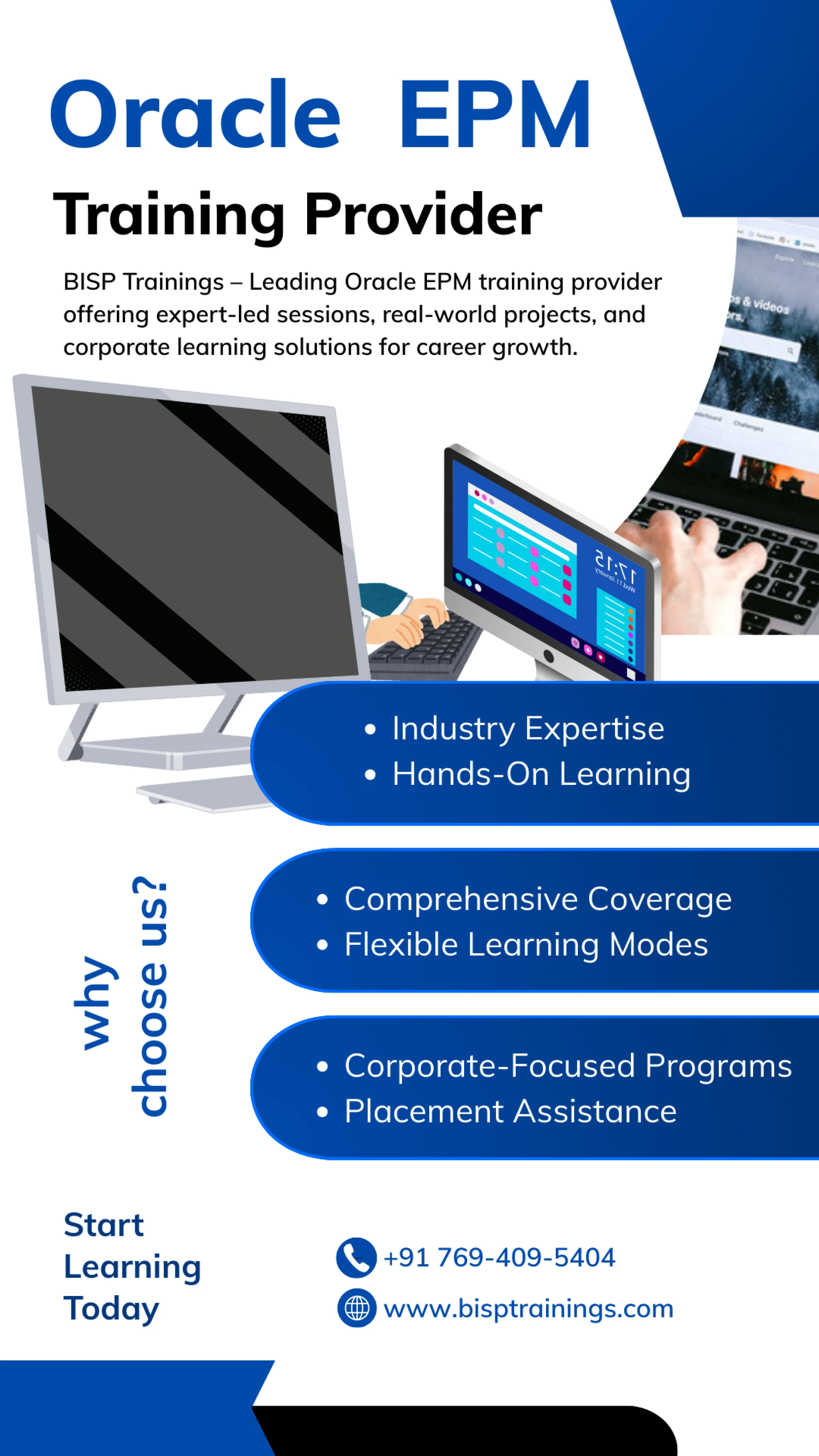 Oracle EPM Training Provider | Learn from Experts at BISP Trainings