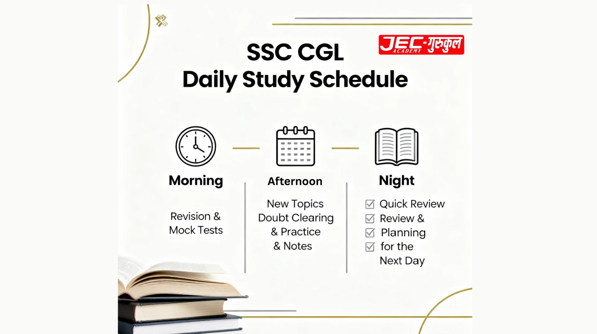 ssc cgl coaching in jaipur – effective daily study schedule