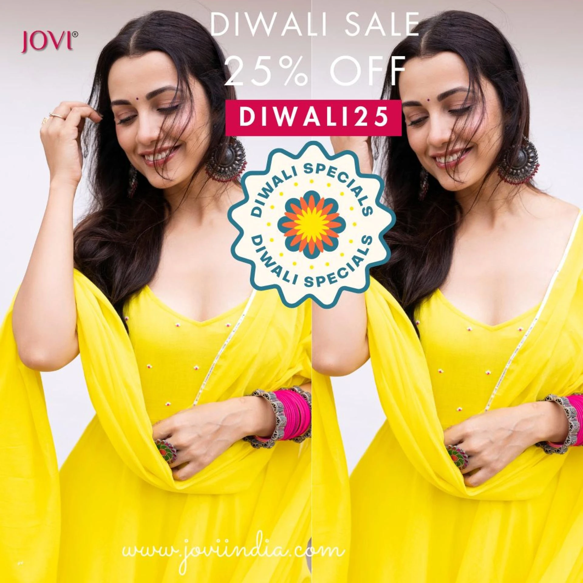 JOVI India’s Exclusive Indian Diwali Dress Code Outfits for Women