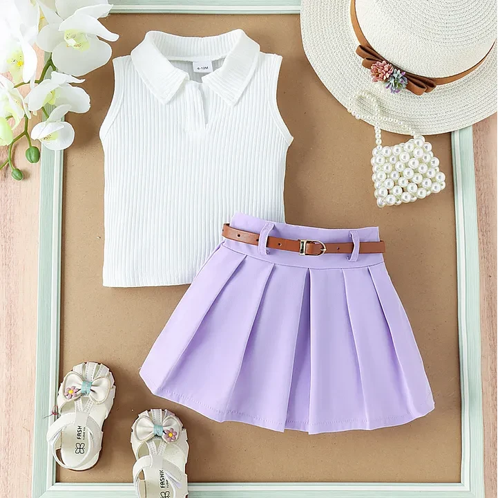 Chic and Cool: Summer Waisted Denim Jumpsuit for Girls