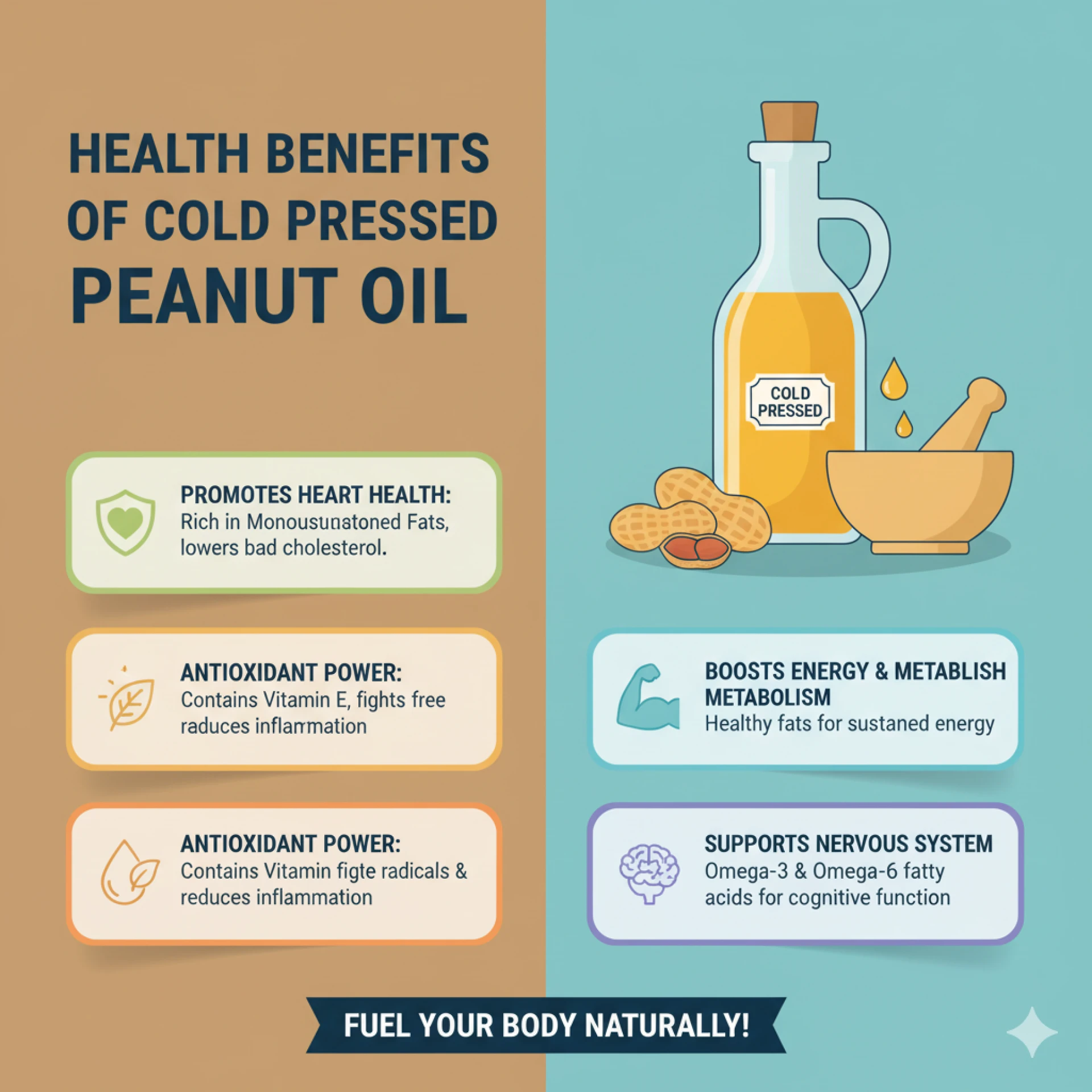 Cold Pressed Peanut Oil and Its Role in Healthy Living