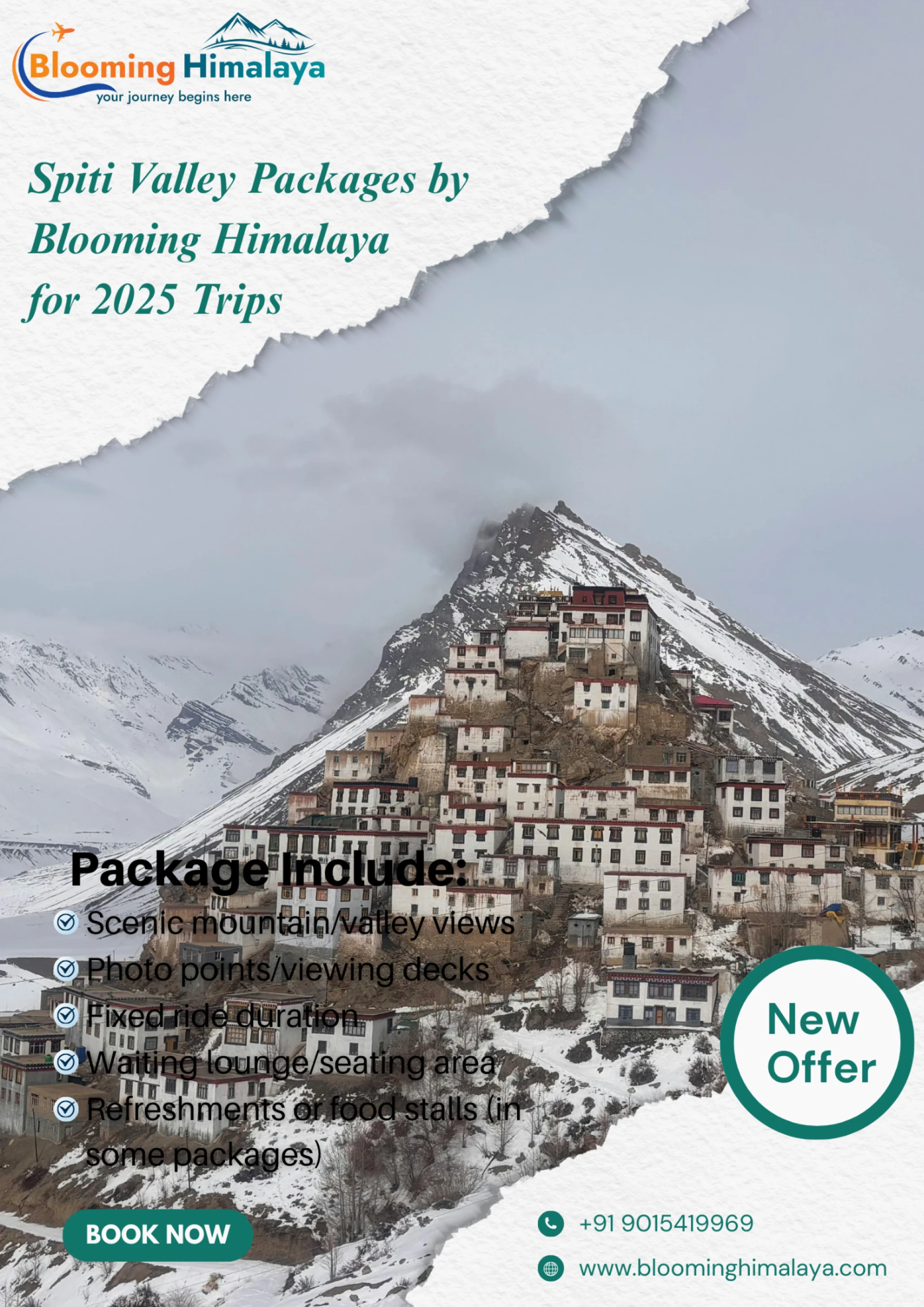 Spiti Valley Packages by Blooming Himalaya for 2025 Trips