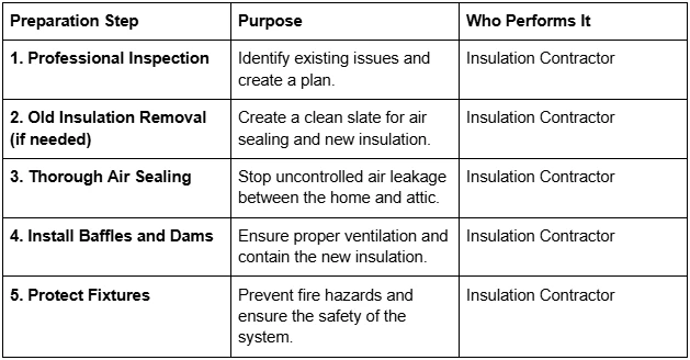 The ultimate guide to preparing your attic for new blown-in insulation.