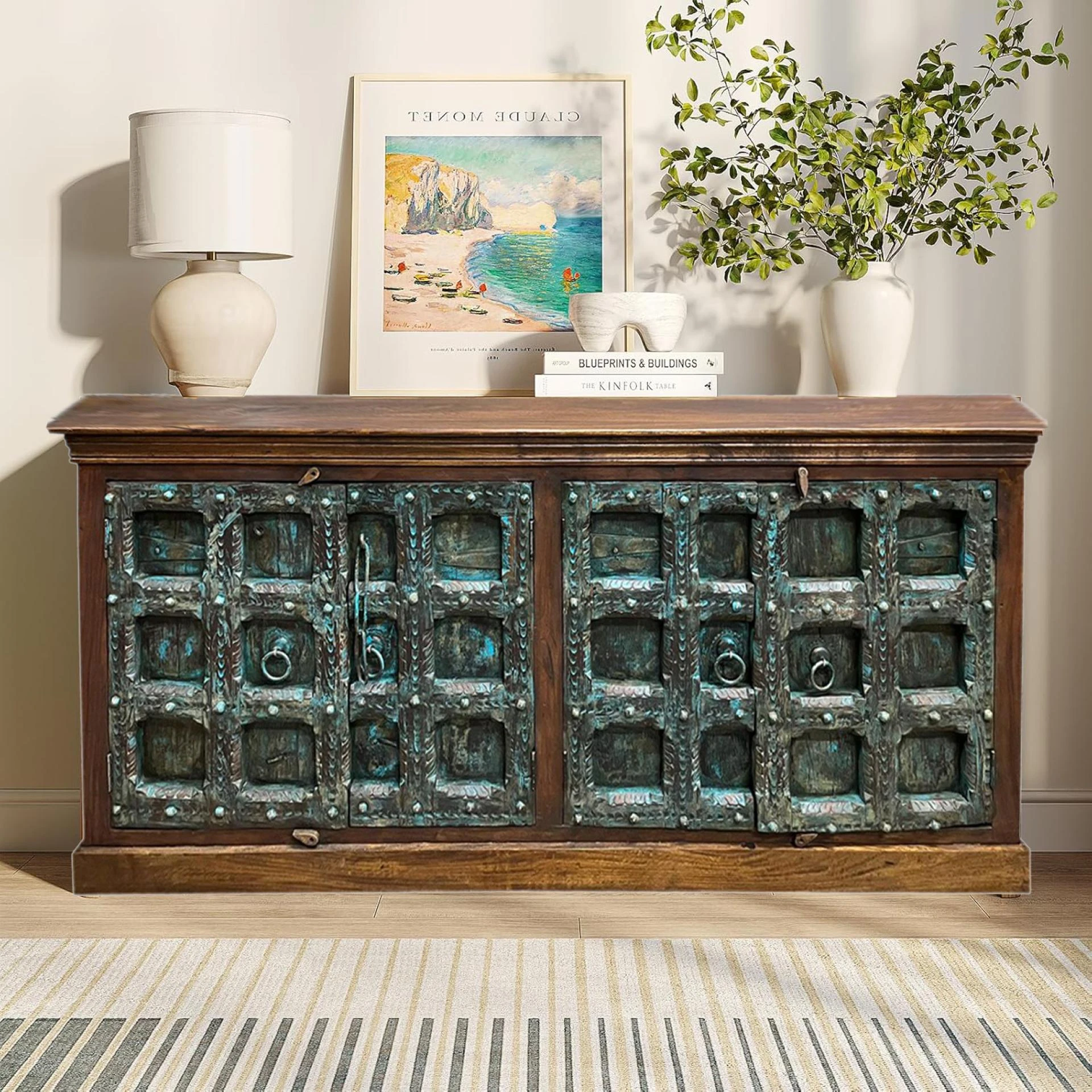 Vintage Maximalist Luxury: How Carved Furniture Shapes Celebrity Style