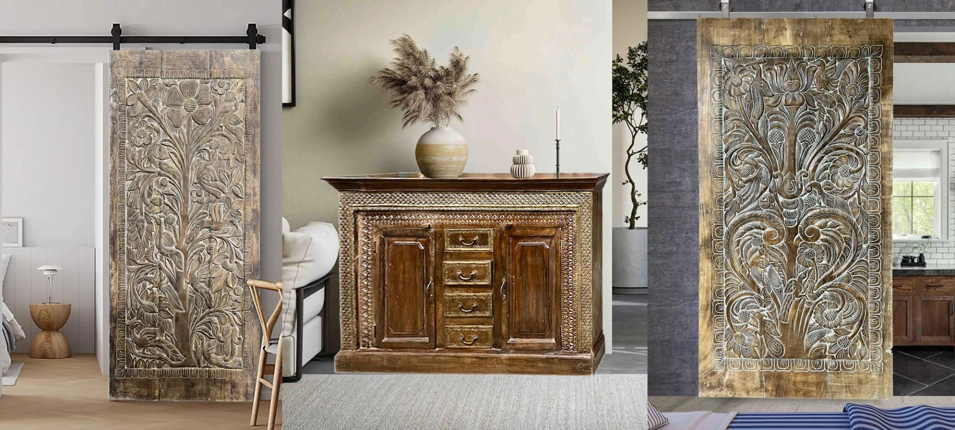 Vintage Maximalist Luxury: How Carved Furniture Shapes Celebrity Style