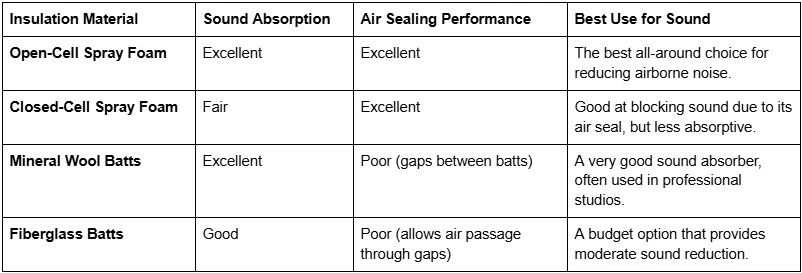 Can Open Cell Spray Foam Effectively Reduce Noise Transfer in Your Home?