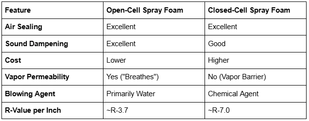 The 5 reasons open-cell spray foam is gaining popularity