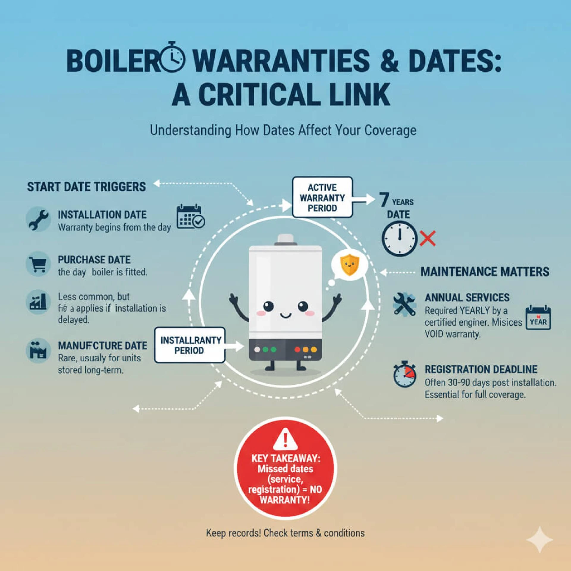 How Boiler Installation Dates Affect Warranties and Insurance