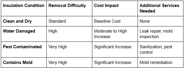 Insulation Removal: Key Factors That Affect Cost