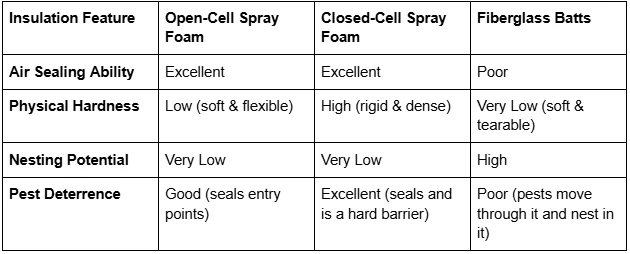 Can Open-Cell Spray Foam Help Control Pests in Your Home's Walls?