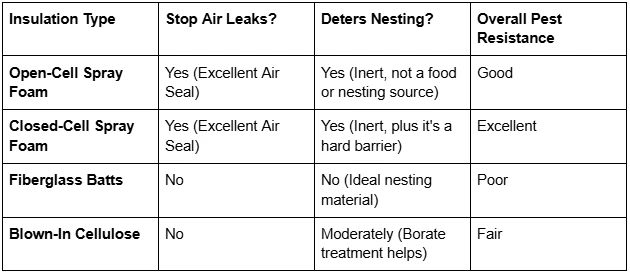 Does Open-Cell Spray Foam Keep Pests Out of Homes?