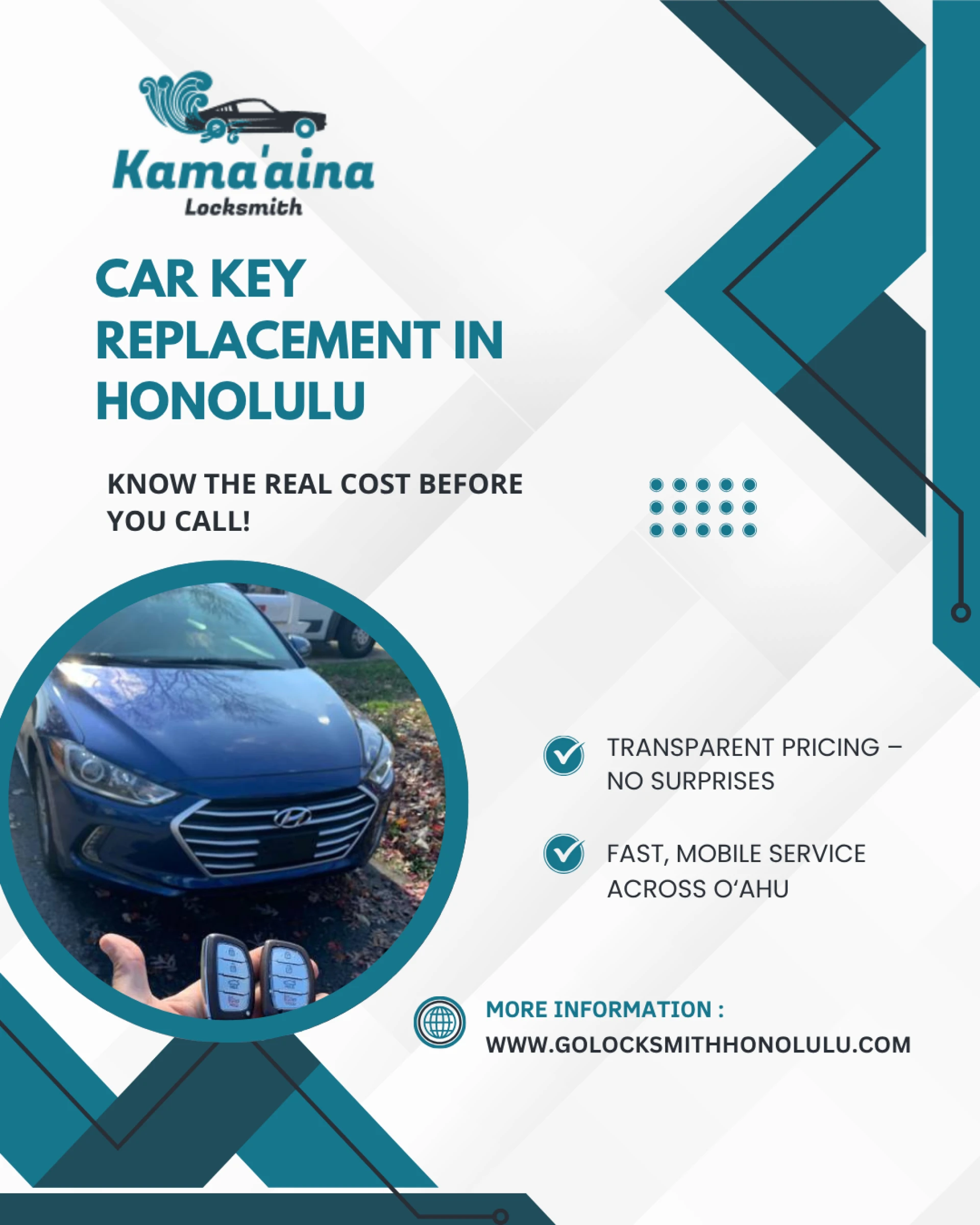 Honolulu Mobile Key Replacement – Fast, Affordable & On-Site Service You Can Trust