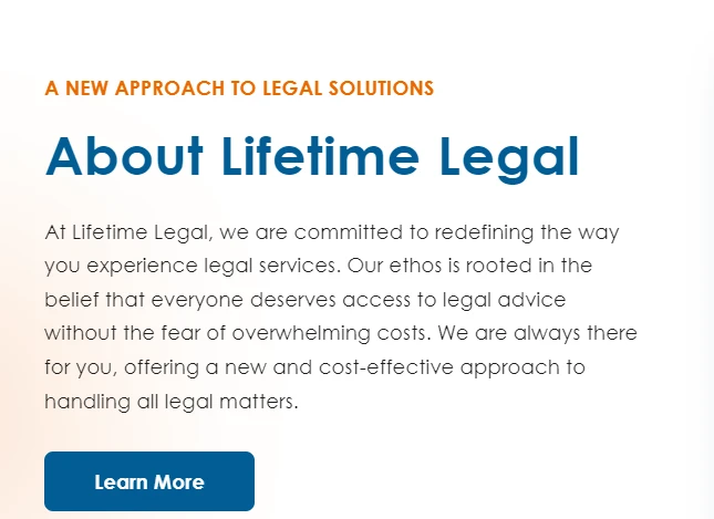Case Study: Lifetime Legal – Building a High-Converting Website