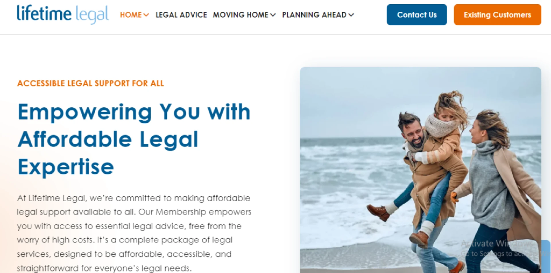 Case Study: Lifetime Legal – Building a High-Converting Website