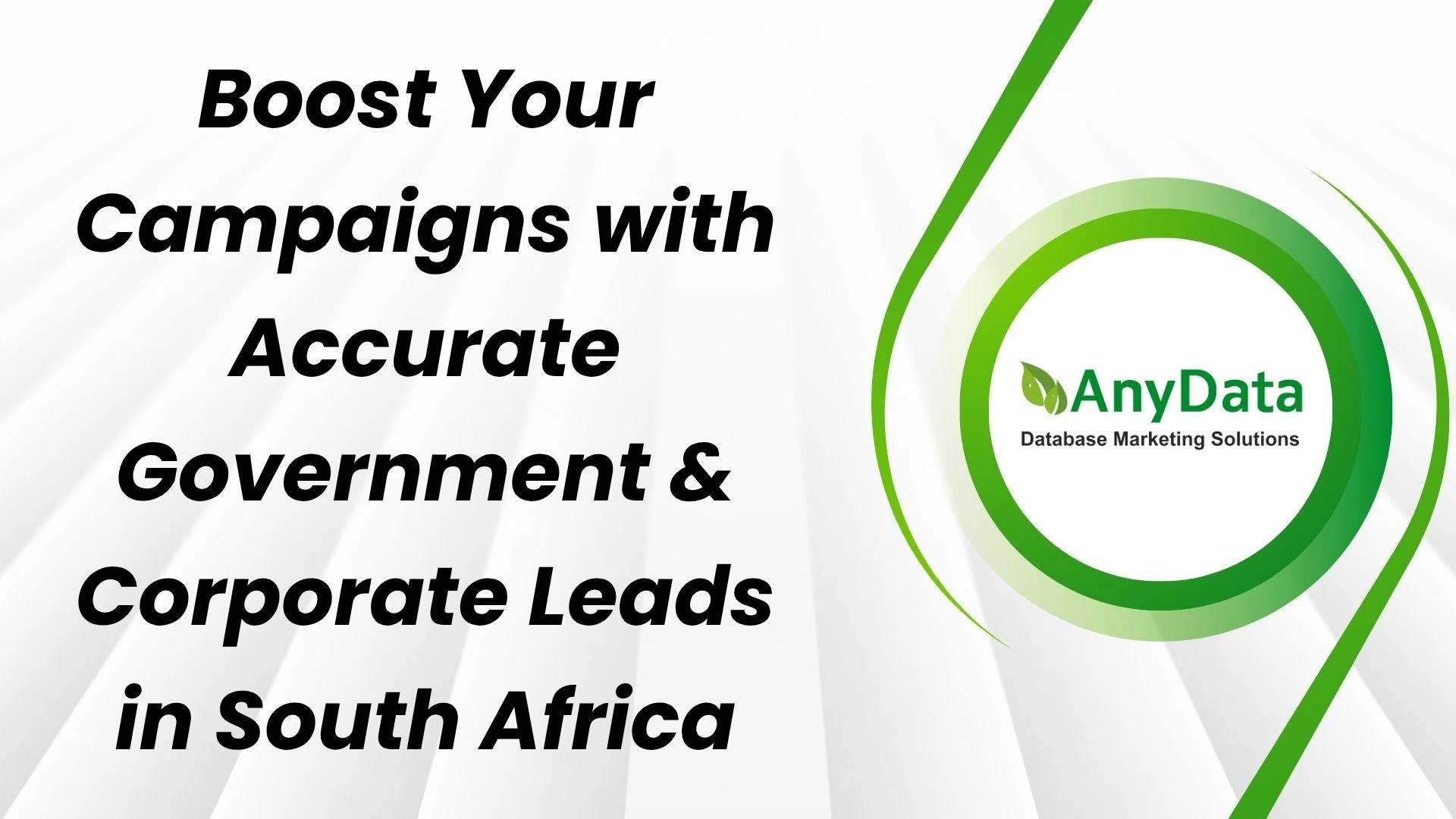 Boost Your Campaigns with Accurate Government and Corporate Leads in South Africa