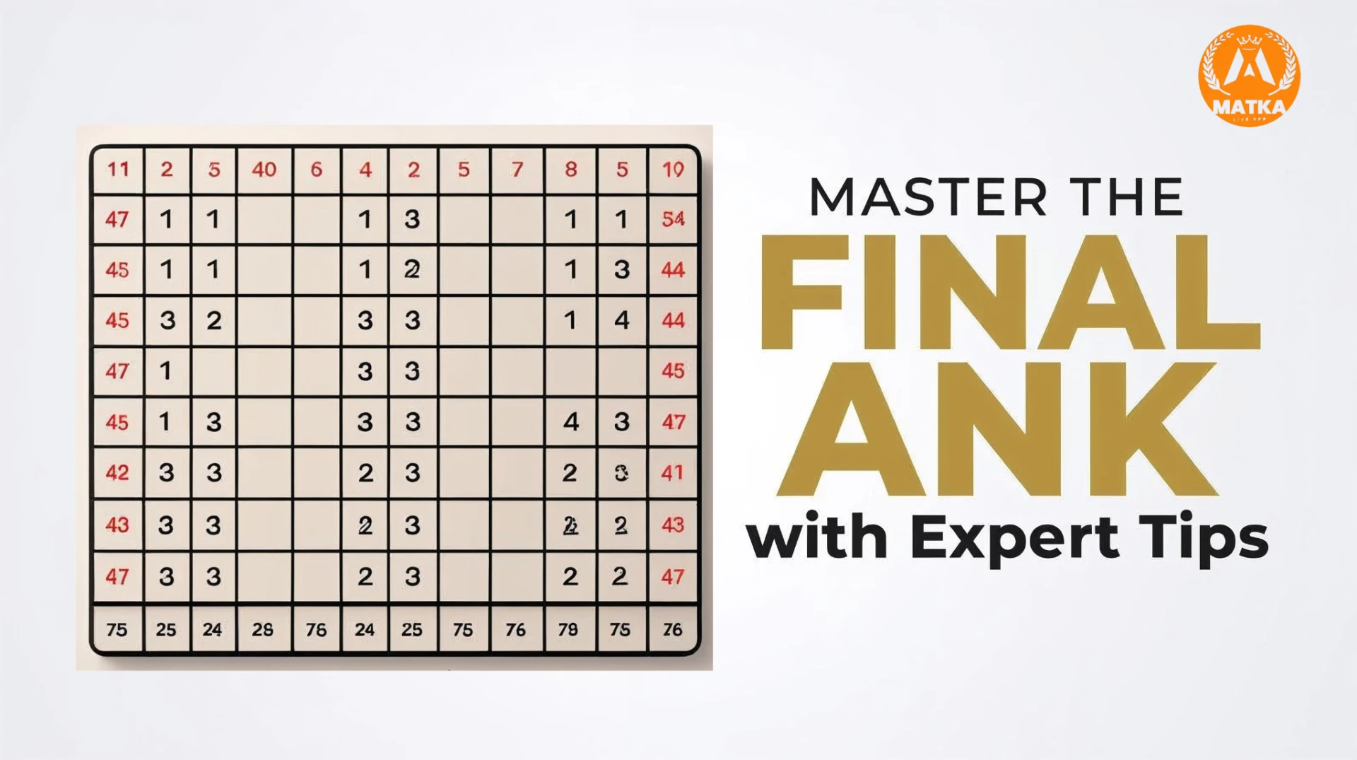 Kalyan Matka Final Ank: 5 Winning Tricks You Can’t Miss!