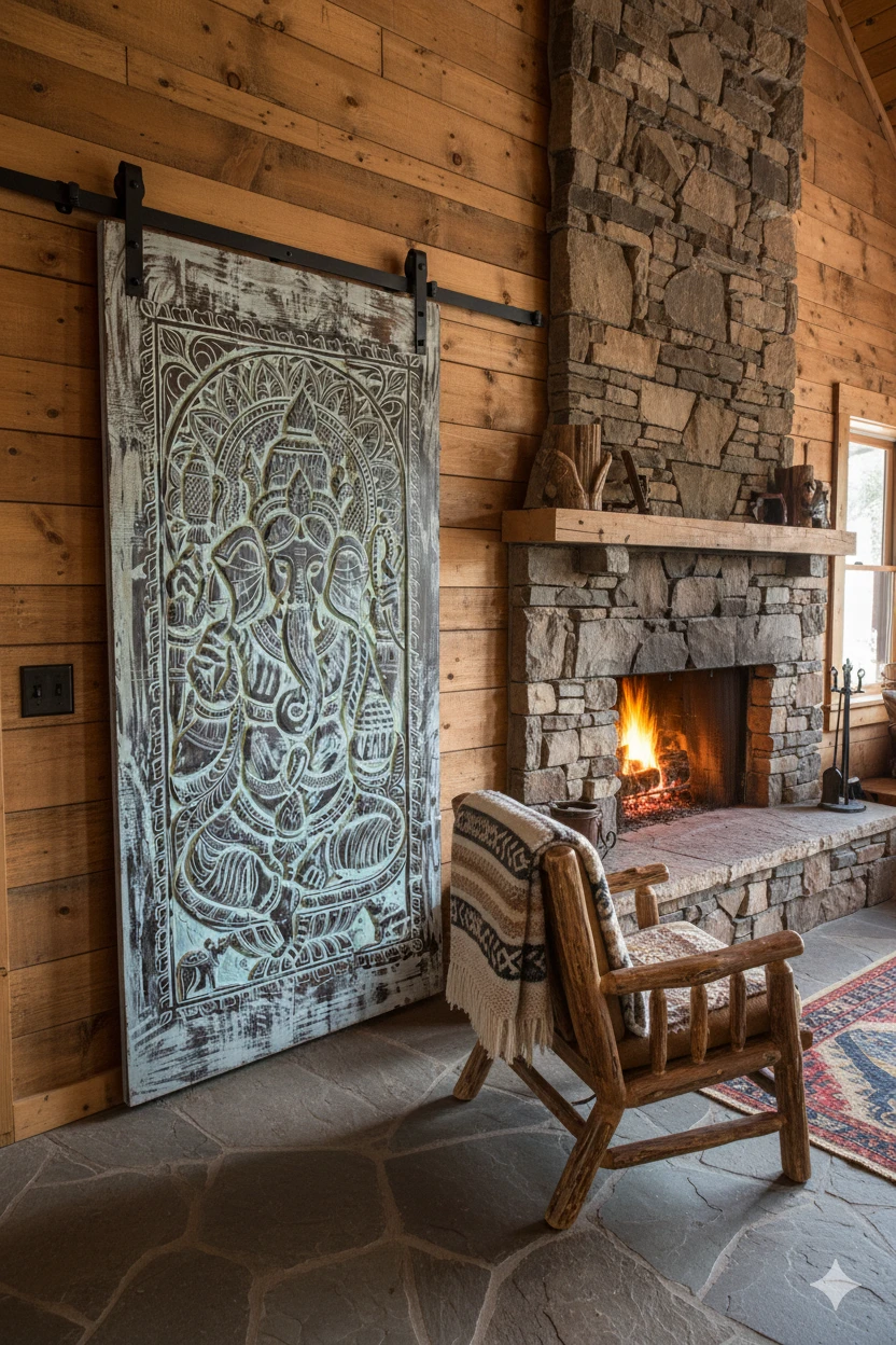 Creating Wholesome Spaces with Vintage Furniture and Antique Carved Doors