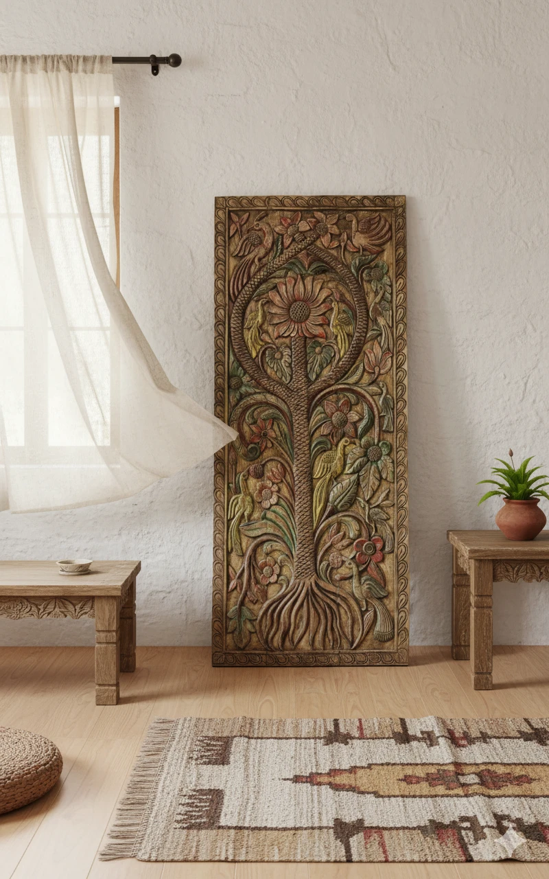Creating Wholesome Spaces with Vintage Furniture and Antique Carved Doors