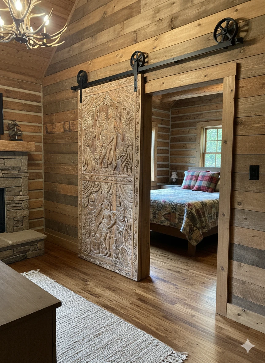 Creating Wholesome Spaces with Vintage Furniture and Antique Carved Doors