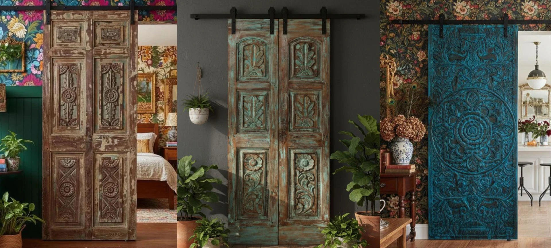 Creating Wholesome Spaces with Vintage Furniture and Antique Carved Doors