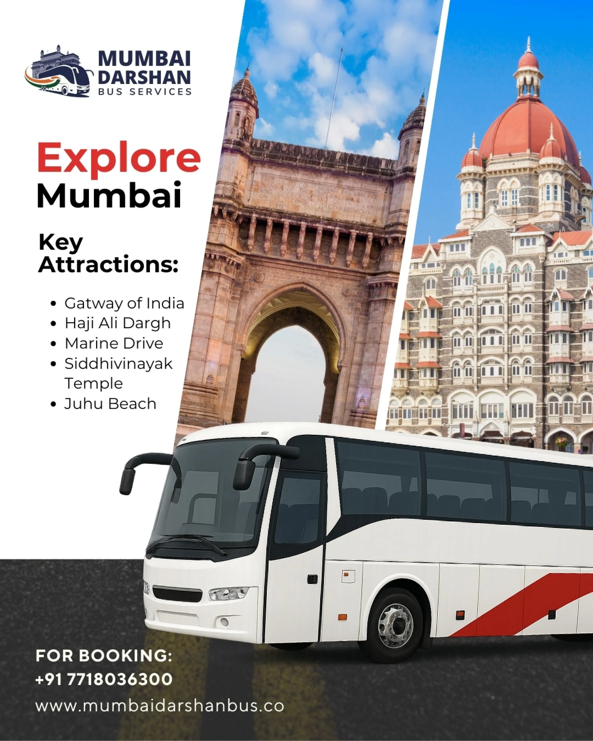 Gateway of India Mumbai: See It on a Bus Tour Starting from ₹207