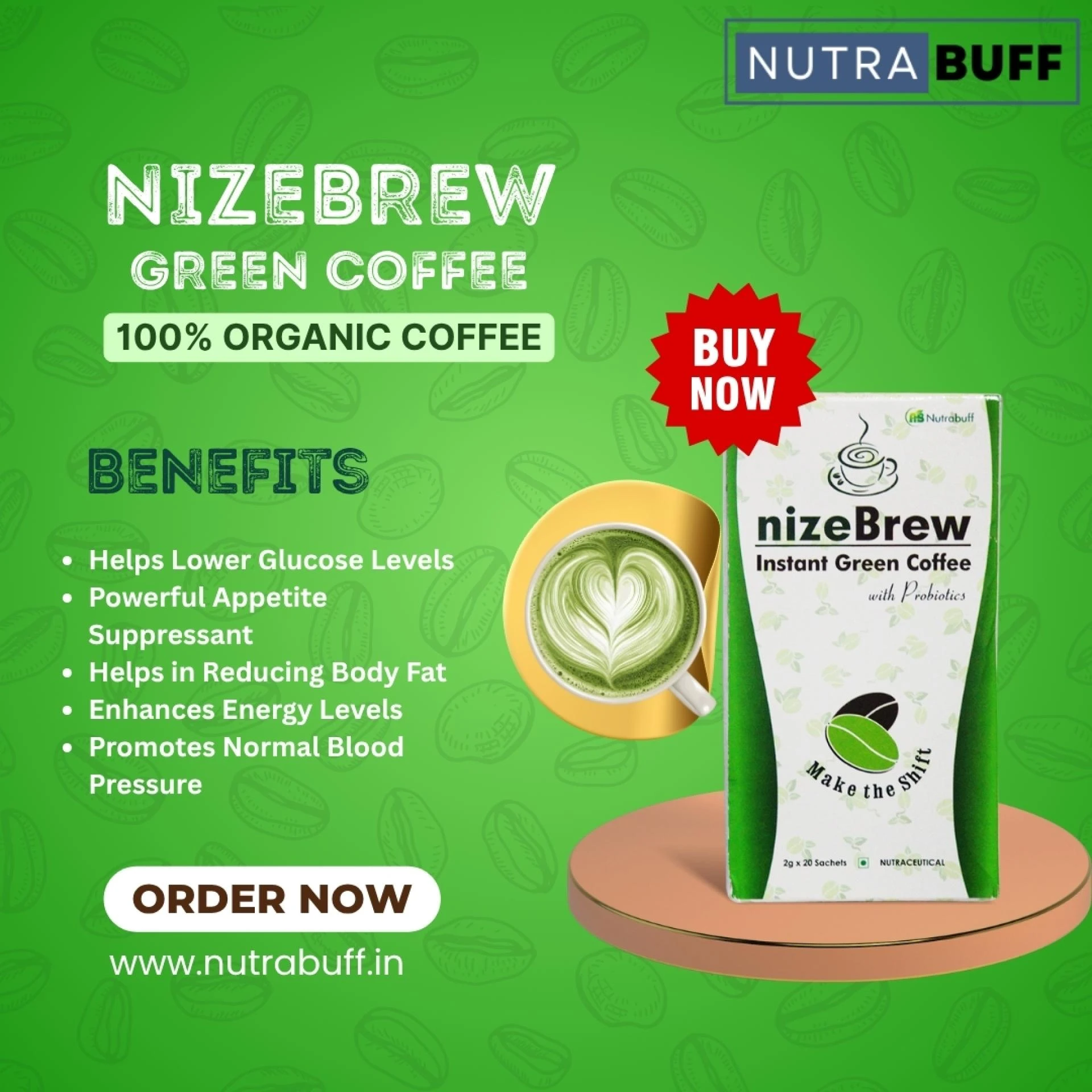 Try Nutrabuff Organic Coffee For Better Health 