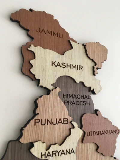 Unique Wooden India and USA Maps: A Blend of Craftsmanship and Culture