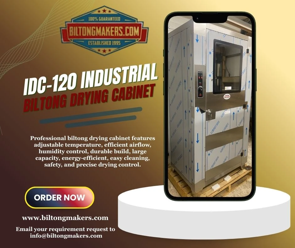 Transform Biltong Production with the IDC-120 Industrial Drying Solution