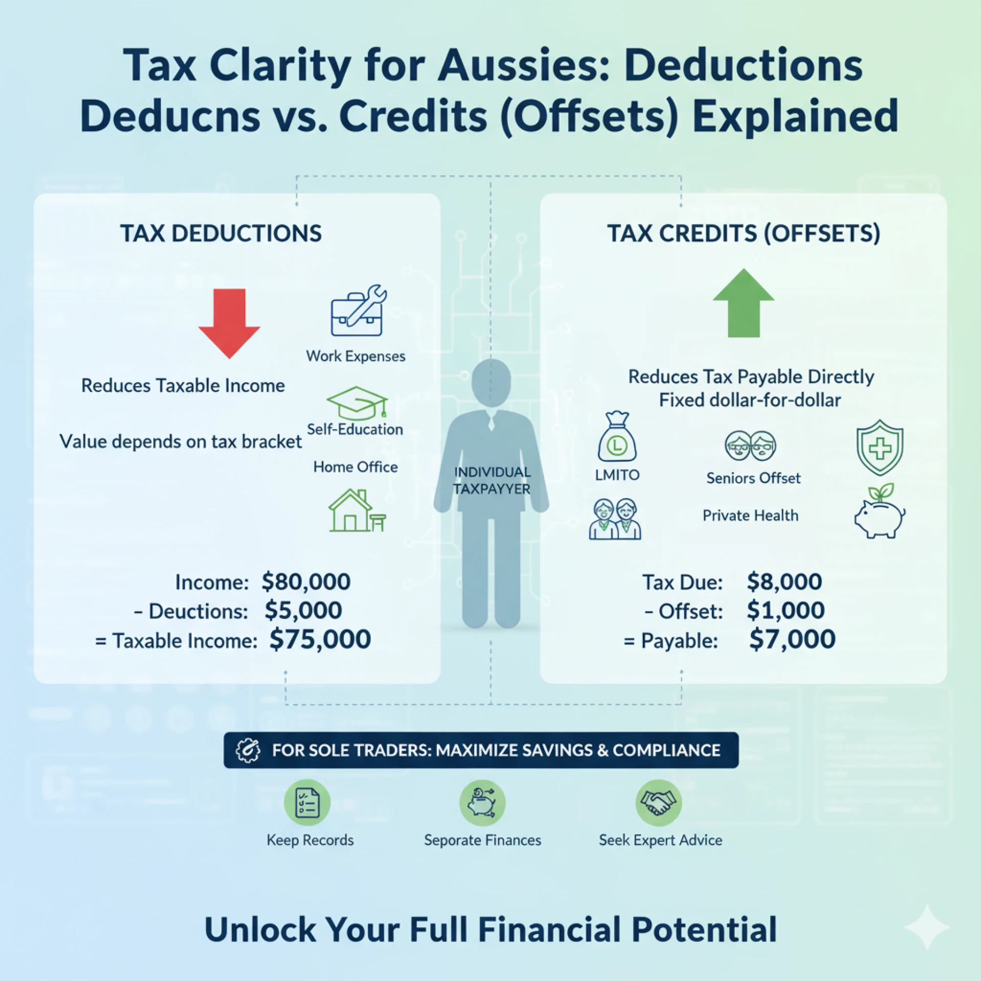 Deductions vs. Credits: A Taxpayer's Guide to the Key Differences