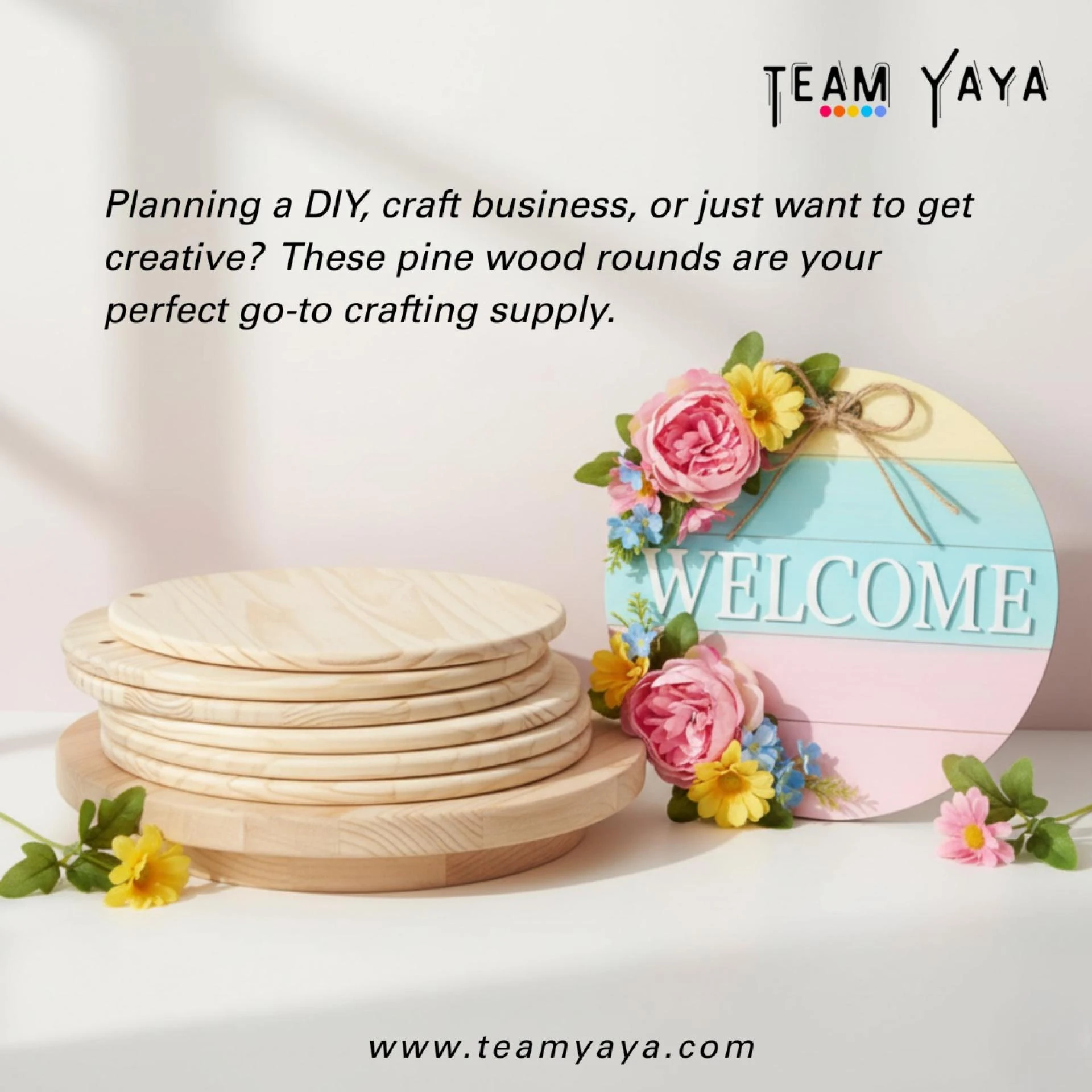 Unlocking Creativity: The Versatile Charm of Wooden Discs for Crafts | Team Yaya